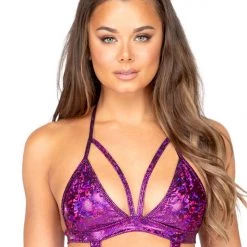 Rave Bae Couture Hypnotic Triangle Top Tops