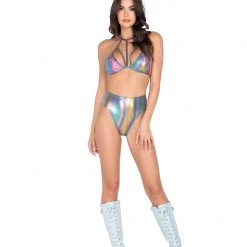 Rave Bae Couture Holo Dream Outfit - Rainbow New Arrivals