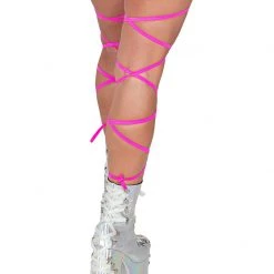 Rave Bae Couture Diamond Damsel Bodysuit - Hot Pink