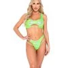 Rave Bae Couture Candy Swirl Outfit - Green New Arrivals