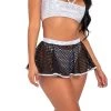 Rave Bae Couture Fishnet Skirt