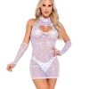 Rave Bae Couture Celestial Love Dress - White New Arrivals
