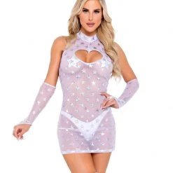 Rave Bae Couture Celestial Love Dress - White New Arrivals