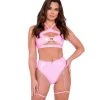 Rave Bae Couture Cyber Kween Outfit - Pink