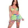 Rave Bae Couture Rainbow Bliss Outfit - Green New Arrivals