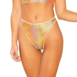J. Valentine Holo Groove Bottoms - Gold Kandi New Arrivals