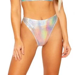 J. Valentine Holo Groove Bottoms - Silver