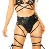 J. Valentine Rebel Raver Lace-Up Bottoms