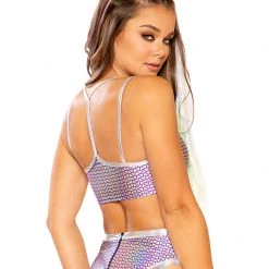 J. Valentine Prismatic Drop Top - Purple