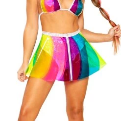 New Arrivals J. Valentine Rainbow Barbie Pinwheel Skirt