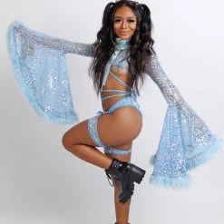 New Arrivals J. Valentine Rave Princess Outfit - Blue