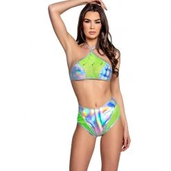 J. Valentine Extraterrestrial Diva Outfit - Lime/Chrome New Arrivals