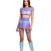 New Arrivals J. Valentine Astro Sequin Outfit - Lavender