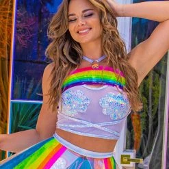 New Arrivals J. Valentine Rainbow Daze PVC Harness