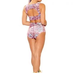 J. Valentine Shogun Princess Cut Out Top Tops