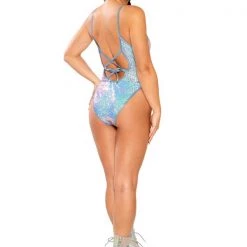 J. Valentine La Cosmica Sequin Bodysuit - Lavender Dreamz Bodysuits