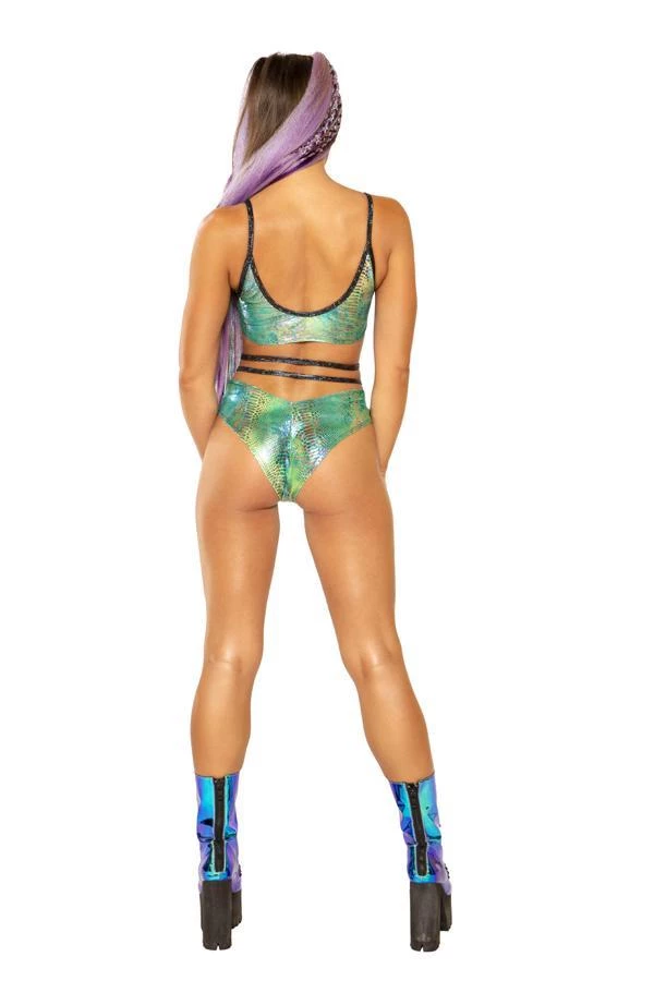 J. Valentine Just String Things Underboob Top Tops